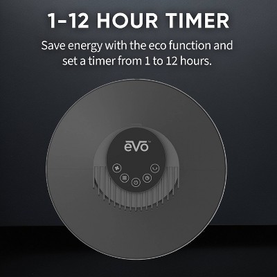 EVO 42&quot; Black Wi-Fi Remote Controlled Tower Fan