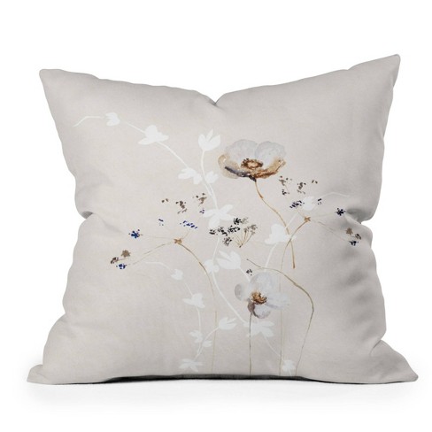 16"x16" Monika Strigel Japanese Ikebana Square Throw Pillow - Deny Designs - image 1 of 4