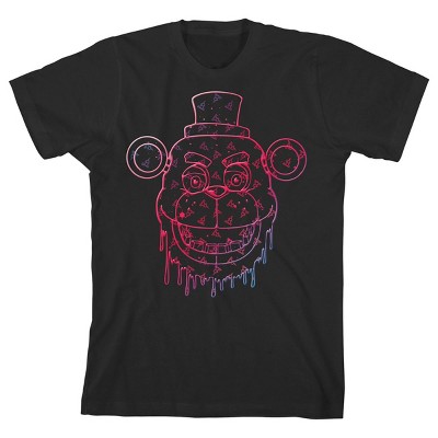  Five Nights at Freddy's Freddy Fazbear Shadow - Camiseta negra  para niño, Negro - : Ropa, Zapatos y Joyería