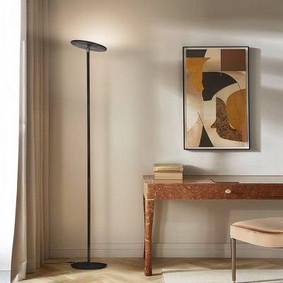 Brightech Sky Modern Dimmable (Includes LED Light Bulb) Torchiere Floor Lamp Oil-Brushed Bronze