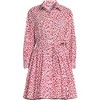 Lands' End Women's Poplin Button Front Dress with Godets - 3 of 4