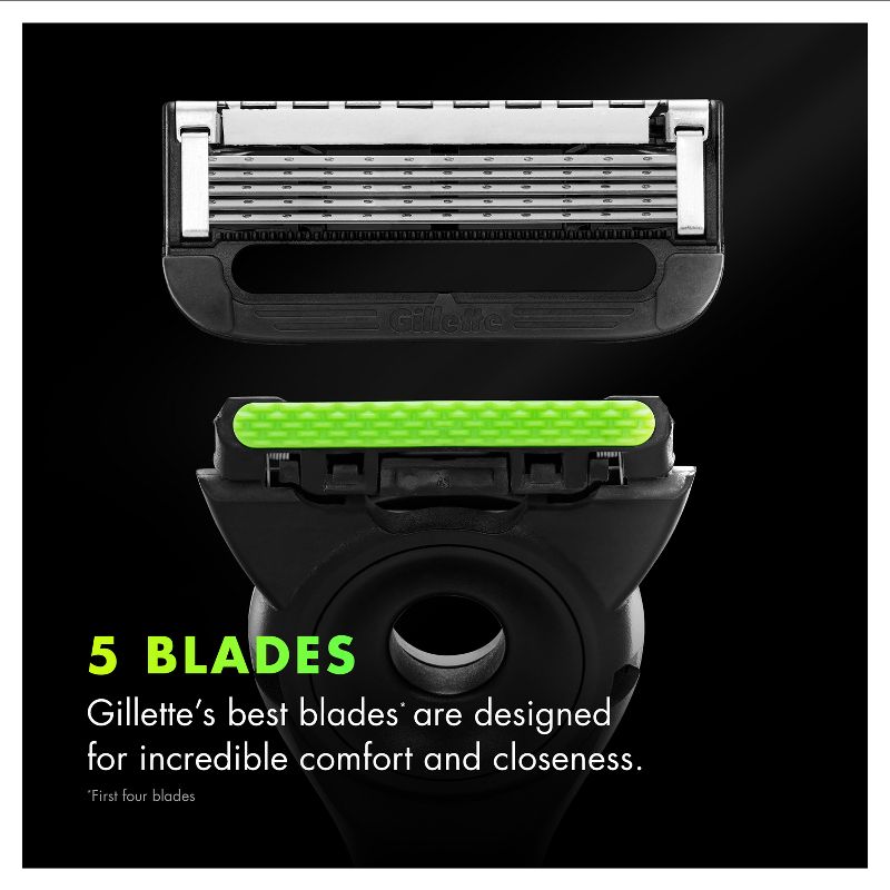 GilletteLabs Razor Blade Refills by Gillette - Compatible with Exfoliating Razor and Heated Razor, 4 of 19