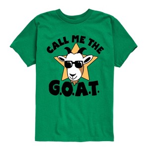 Boys' - Instant Message - Call Me The Goat Short Sleeve Graphic T-Shirt - 1 of 4