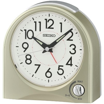 Seiko 4" Maris  Desk/Beep Alarm, Gold