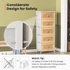 Pellebant Vertical Dresser for Bedroom Storage Tower 5-Drawer Steel Frame Wood Top Easy Pull Non-woven Fabrics Drawer - 4 of 4