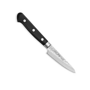 Kikuichi Cutlery Elite Warikomi Damascus Tsuchime 5.3" Paring Knife - 1 of 3