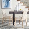 Tyria Leather Dining Chair (Set of 2) - DCH1203 - White/Natural - Safavieh - 4 of 4