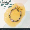 Crystal Lane DIY Designer 7in Four Bead Strands Glass Bicone Purple and Blue Mix 4mm - 2 of 4