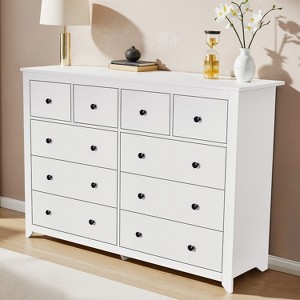 PAGED Dresser for Bedroom, Modern Wood Chest of Drawers with Metal Pulls and Superior Top for Living Room, Hallway - 1 of 4