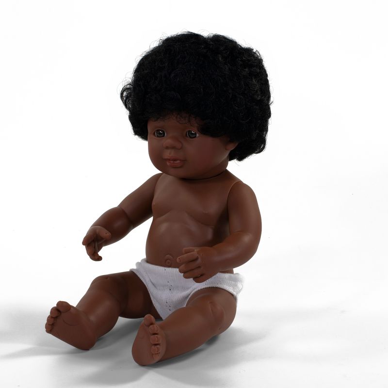 Miniland Educational Anatomically Correct 15" Baby Doll, Girl, Black Hair, 2 of 4