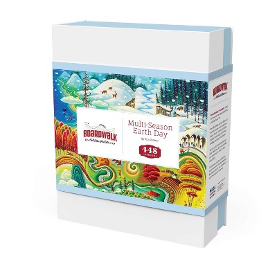 Multi-Season Earth Day - Boardwalk Wooden Puzzle