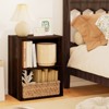 Tangkula 2-Tier Storage Night Stand Open Display Shelf MDF End Table - 3 of 4