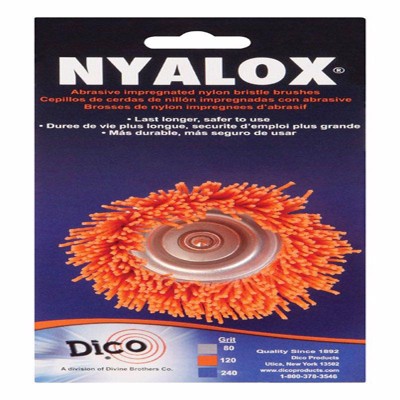 Dico Nyalox 2.5 In. D X 1/4 In. X 1/4 In. D Crimped Nylon Mandrel ...