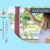 Nat & Jules Dean Crouser Dragonfly Watercolor Green 26 x 4 Aluminum and Wood Wind Chime - 2 of 4