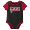 NCAA Wisconsin Badgers Infant Boys' 3pk Bodysuit - 2 of 4