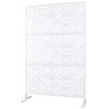 PAGED Leaf-Shaped Patio Privacy Screen, Fence Privacy Screen, Outdoor Privacy Screen Freestanding for Lawn Garden Deck Balcony Patio - 4 of 4