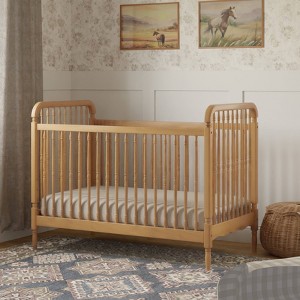 Namesake Liberty 3-in-1 Convertible Spindle Crib with Toddler Bed Conversion Kit - 1 of 4
