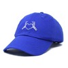 Dalix Heart of Bones Embroidered Cotton Dad Hat Adjustable Baseball Cap Womens - 4 of 4