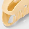 Matte Acrylic Oval Cutout Claw Hair Clip - Universal Thread™ - 2 of 2