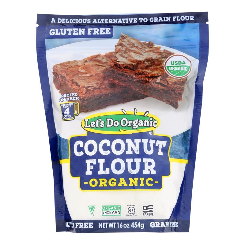 Let's Do Organic Coconut Flour - Case of 6/16 oz, 2 of 7