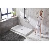 GreenEver Glasstone shower base SMC solid white finish 4832 - 4 of 4