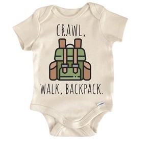 Backpacking Travel Newborn Baby Onesie® Bodysuit GS1 - 1 of 4