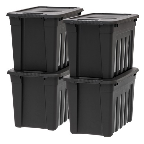 Iris Usa 45/68/91/144qt Plastic Storage Bins With Lids : Target