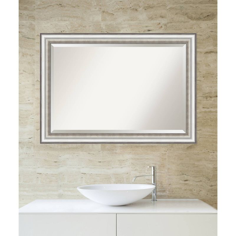 Salon Framed Bathroom Vanity Wall Mirror Silver - Amanti Art, 5 of 11