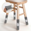 Unique Bargains Slip Resistant Chair Leg Covers 16 Pcs - 4 of 4