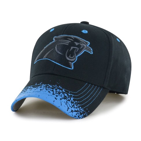 NFL Carolina Panthers Black Spray Hat