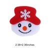 Unique Bargains Christmas Brooches Plush Red Green 2.36"x1.38" 1 Pc - 3 of 4