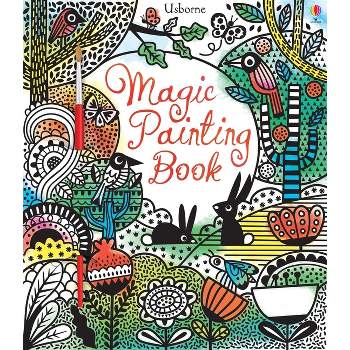 Wild Animals Magic Painting Book - (Magic Painting Books) by Sam Baer  (Paperback)