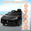 12V Ride On Car, Licensed Maserati Kids Electric Car with Remote Control, Battery Powered Vehicles - 2 of 4