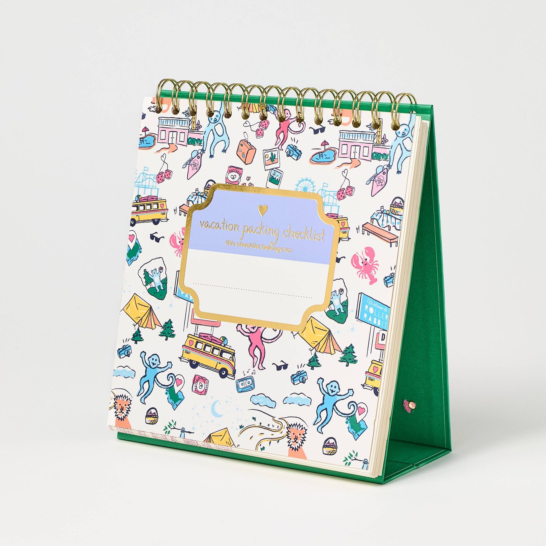 75 Page Roadtrip Vacation Packing List Notepad - Roller Rabbit x Target