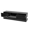 Vynxaria Modern 51.18-Inch Black TV Stand with LED Lights, High Glossy Front TV Cabinet, 51.18" x 15.75" x 19.68", for TVs Up to 65" - 4 of 4
