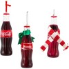 Kurt Adler Plastic Ornaments for Christmas Tree, Coca-Cola Christmas Bottles (Set of 3) - 3 of 3