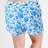 Calypsa Women's Plus Size Chlorine Resistant Classic Fit Swim Shorts With Panty - 2 of 4