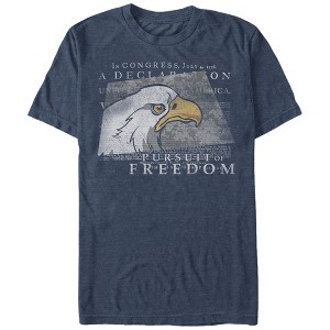 Men's Lost Gods Fourth of July  Declaration of Independence Eagle T-Shirt - 1 of 3