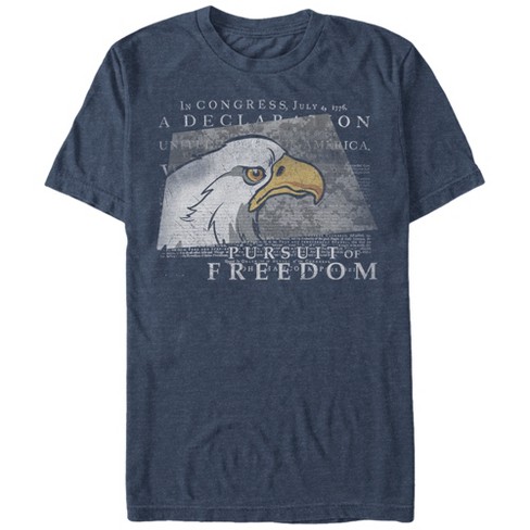 Men's Lost Gods Fourth of July  Declaration of Independence Eagle T-Shirt - image 1 of 3