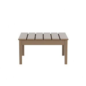 WestinTrends Outdoor Patio Modern Adirondack Coffee Table - 1 of 3