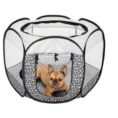 Small Gray Pebbles Portable Pet Playpen