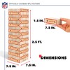 NFL Cincinnati Bengals Giant Wooden Tumbling Tower - 4 of 4