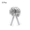 Unique Bargains Christmas Wedding Car Basket Gift Wrapping Big Pull Bow 5 Pcs - 3 of 4