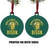 North Dakota State Bison Aluminum Holiday Christmas Tree Ornament - 2 of 4