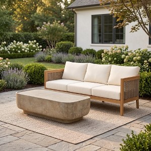 Christopher Knight Home Victoria Rustic Outdoor Acacia Wood 3