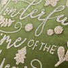 Christmas Holiday Embroidered Throw Pillow - Great Bay Home - 2 of 4