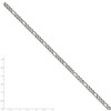 Black Bow Jewelry Men's 5.3mm Stainless Steel Figaro Chain Necklace - 2 of 4