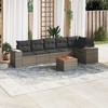 vidaXL Garden Sofa Set Grey - 2 of 4