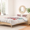 Heather Dutton Peace Joy Love Woodcut Duvet Cover + Pillow Sham(s) - Deny Designs - 2 of 4