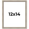PosterPalooza | Classic Modern Silver Picture Frame - UV Acrylic, Foam Board Backing, Hanging Hardware - 2 of 4